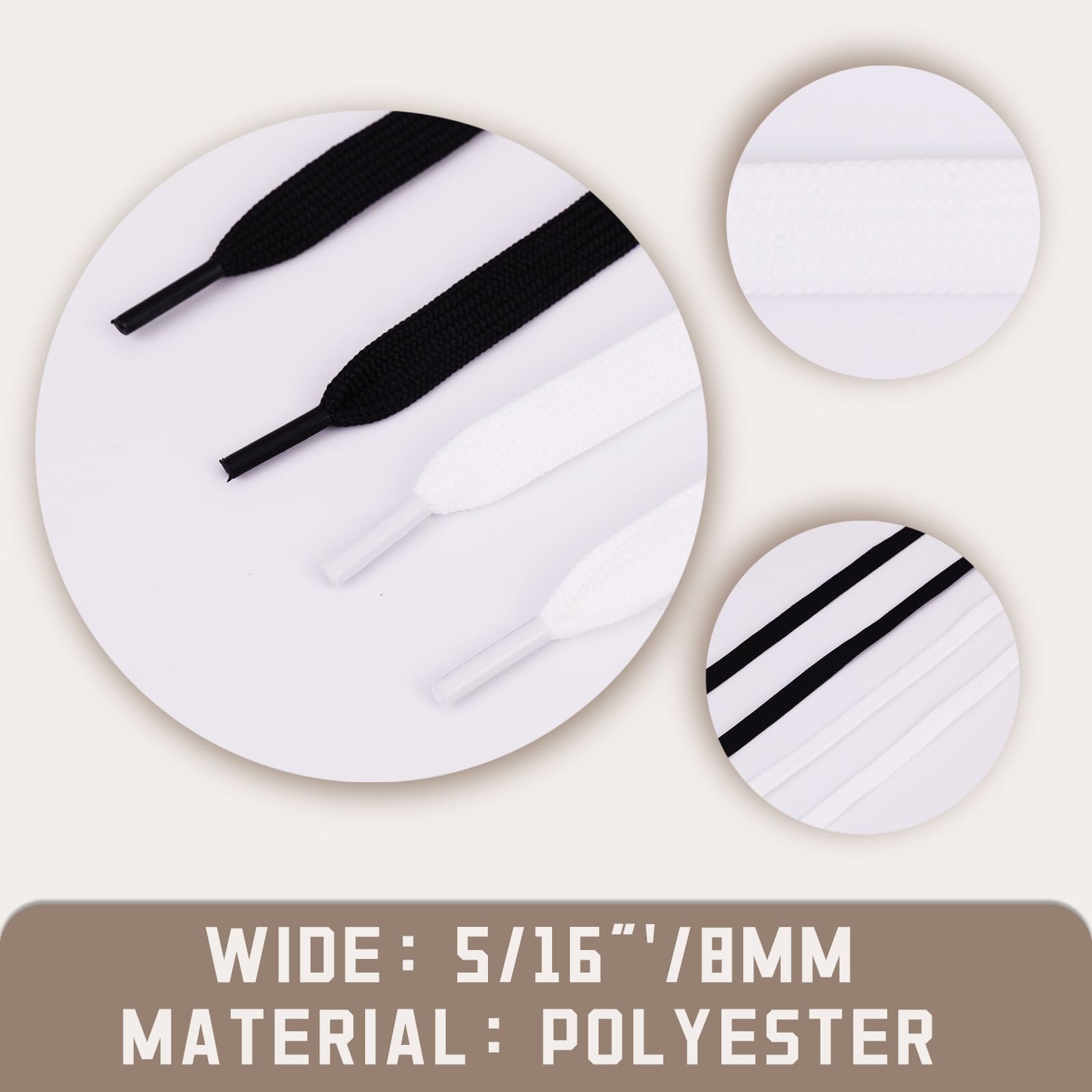 2 pares de cordones elásticos para Nike Blazer High Top, cordones planos de repuesto elásticos para zapatos deportivos