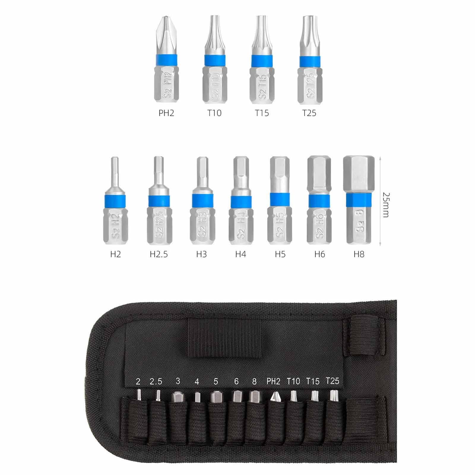 Sharplace Kit de Herramientas para Reparación de Bicicletas, Bolsa de Almacenamiento, de Trinquete, Parches Reversibles para Neumáticos de Garaj