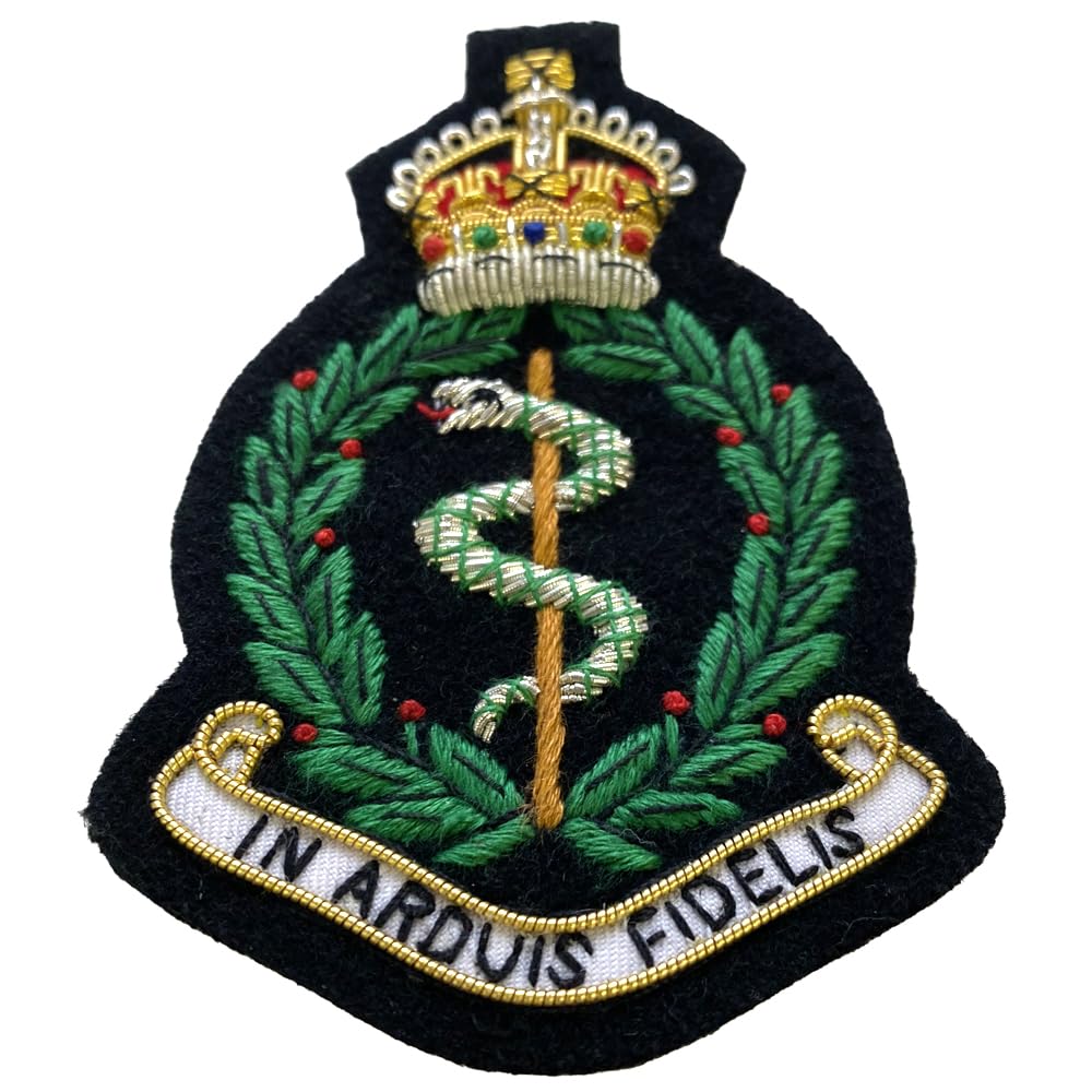 Giftshop UK Royal Army Medical Corps, British Army Embroidered Blazer Badge