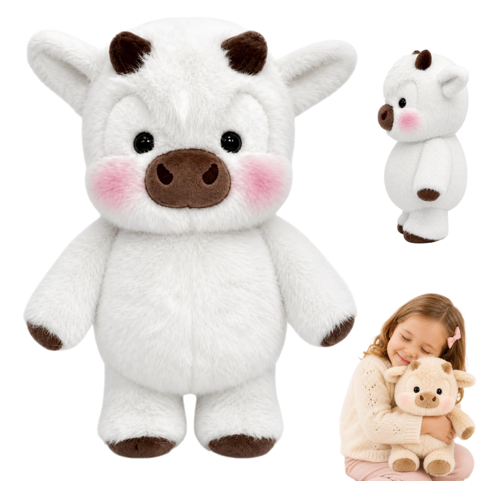 Peluche De Vaca Que Corre – Adorable Y Súper Suave, Perfecto Para Regalar A Bebés Y Niños En Cualquier Ocasión