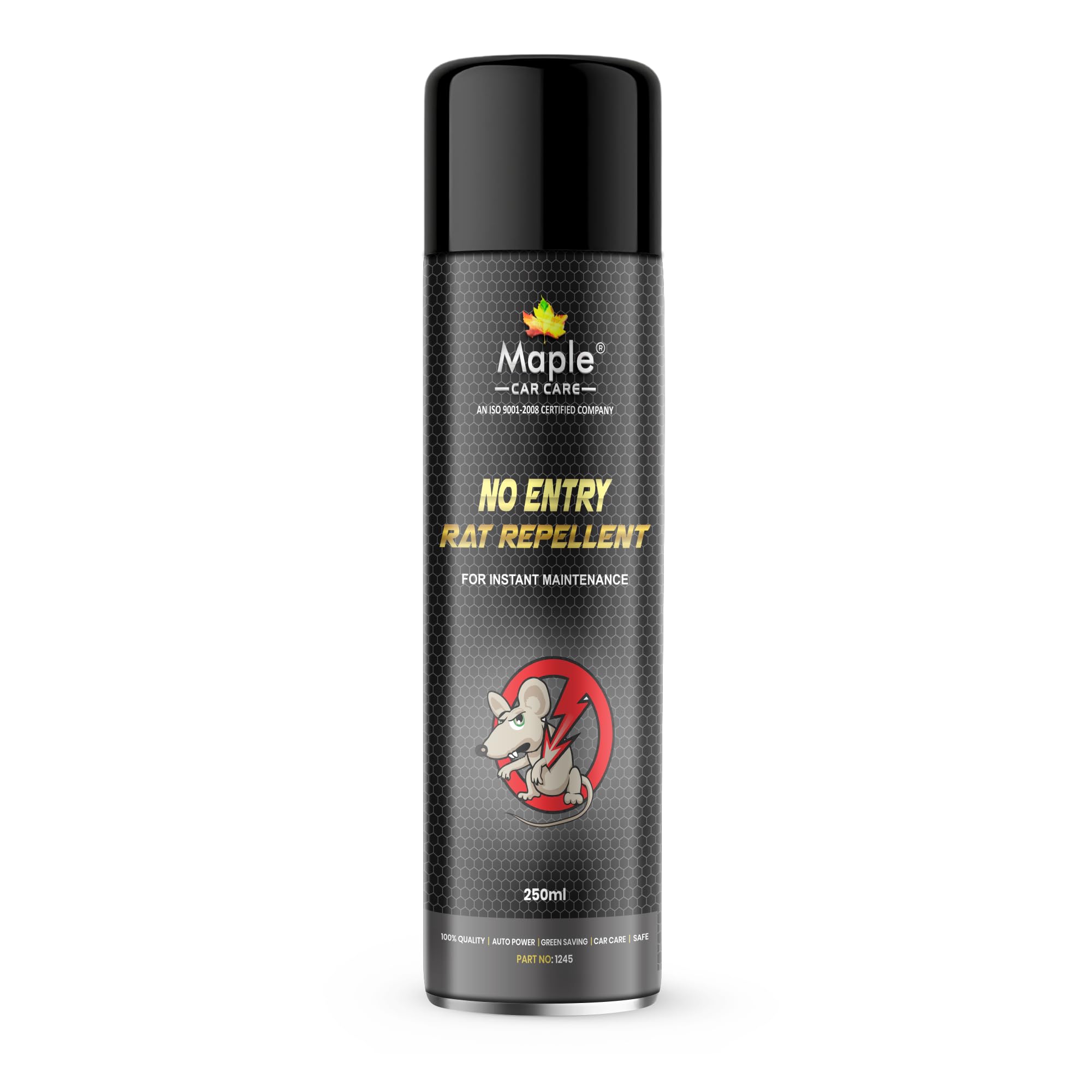 Maple Car Care Rat Repellent Spray for Cars, Car Rat Protection - No Entry | Easy to Spray for Cars Highly Effective Easy to Spray Nozzle - 250ml (Pack of 1) (B0CKNFFLMK) Amazon Price History, Amazon Price Tracker