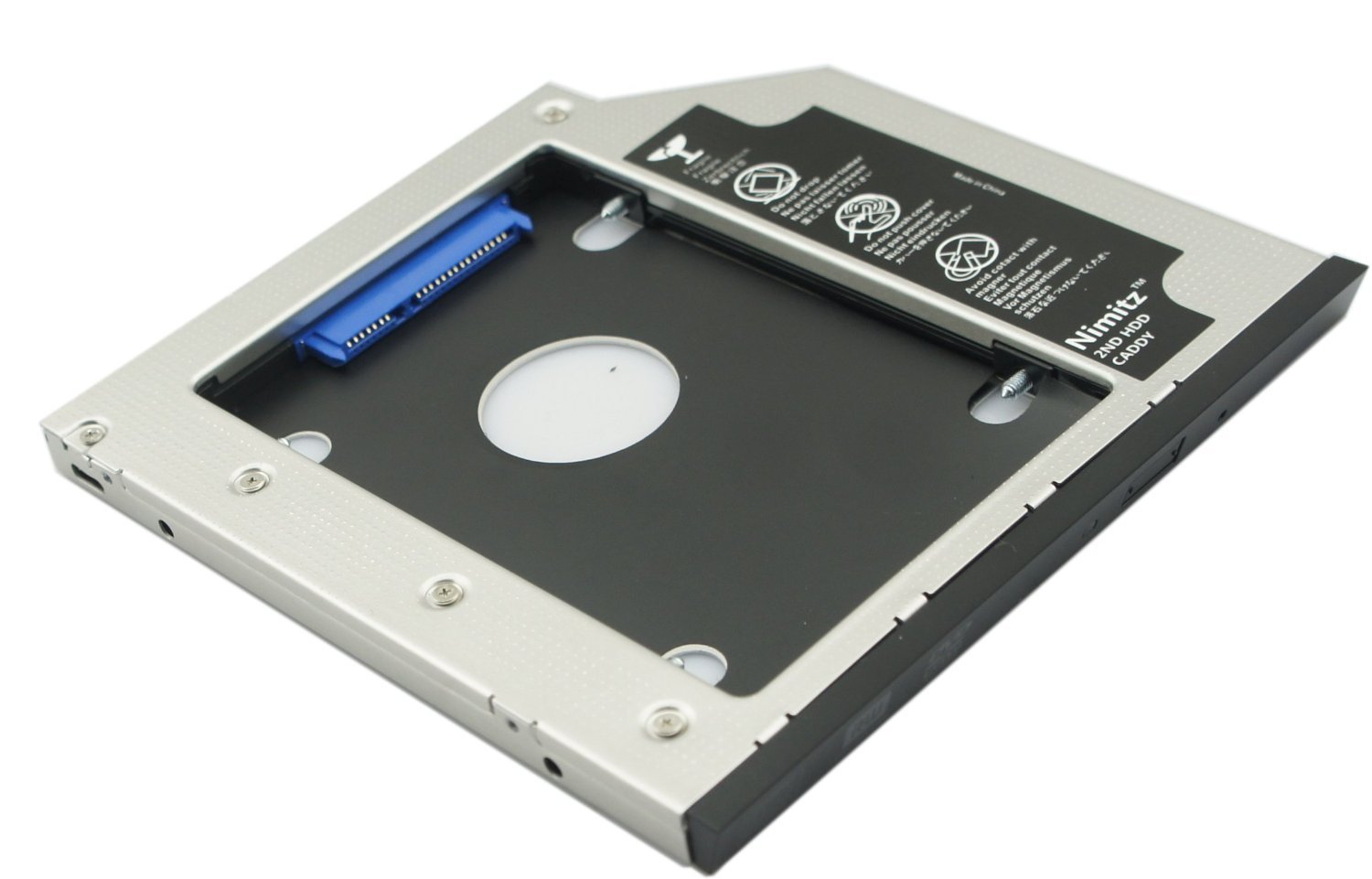 2.5 "second Disque Dur Sata Ssd Hdd Caddy Adaptateur Un En Ance