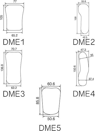 Miniatura 3 de Osung Espejo de metal pulido dental tamaño adulto mediano, espejo de metal dental, Fotografía dental Espejo oclusal, Herramienta de instrumentos de