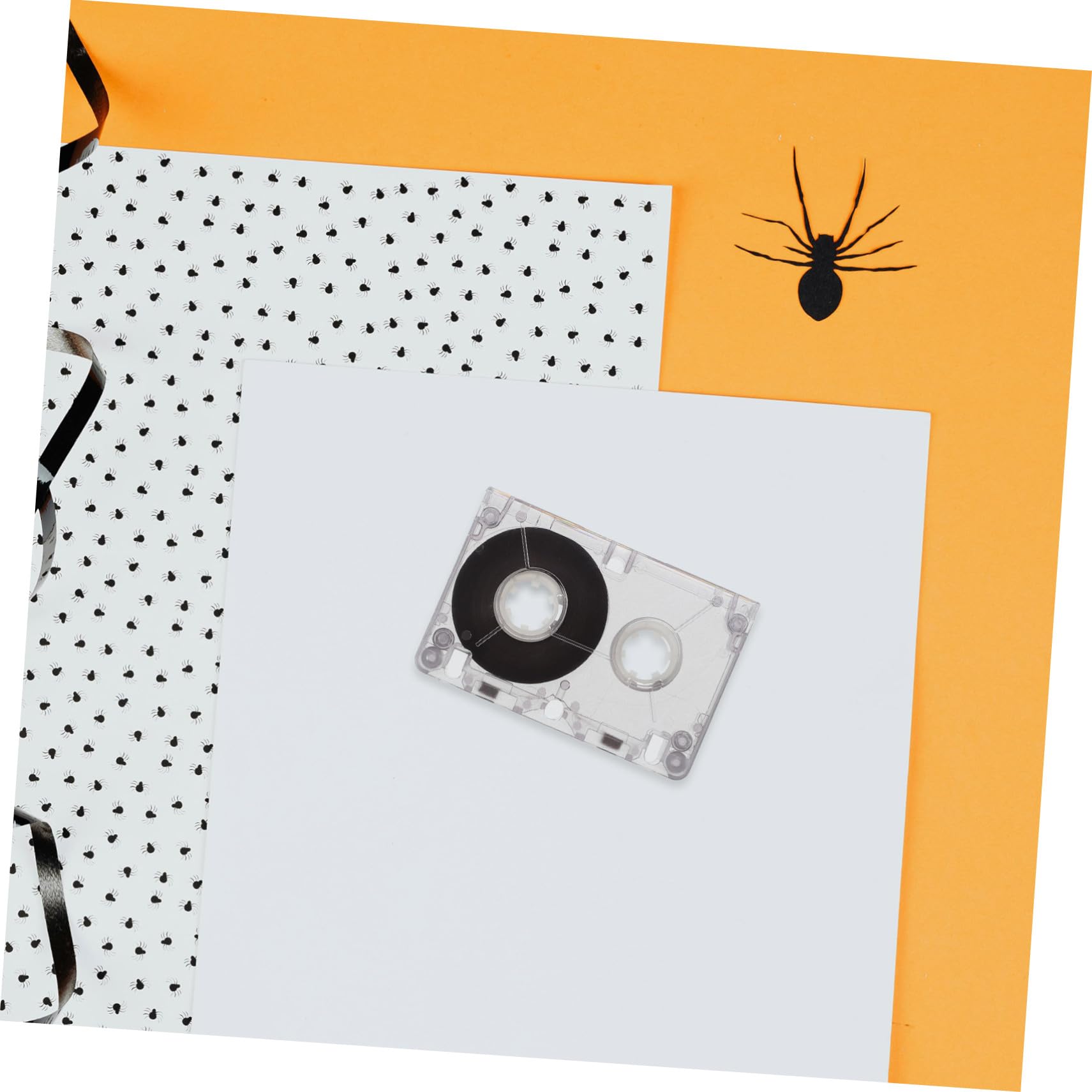 Abaodam Blank Cassette Tape Recordable Audio Tape Transparent Hard Case for Decor and Giving for Family and Friends Great for Everyday Use