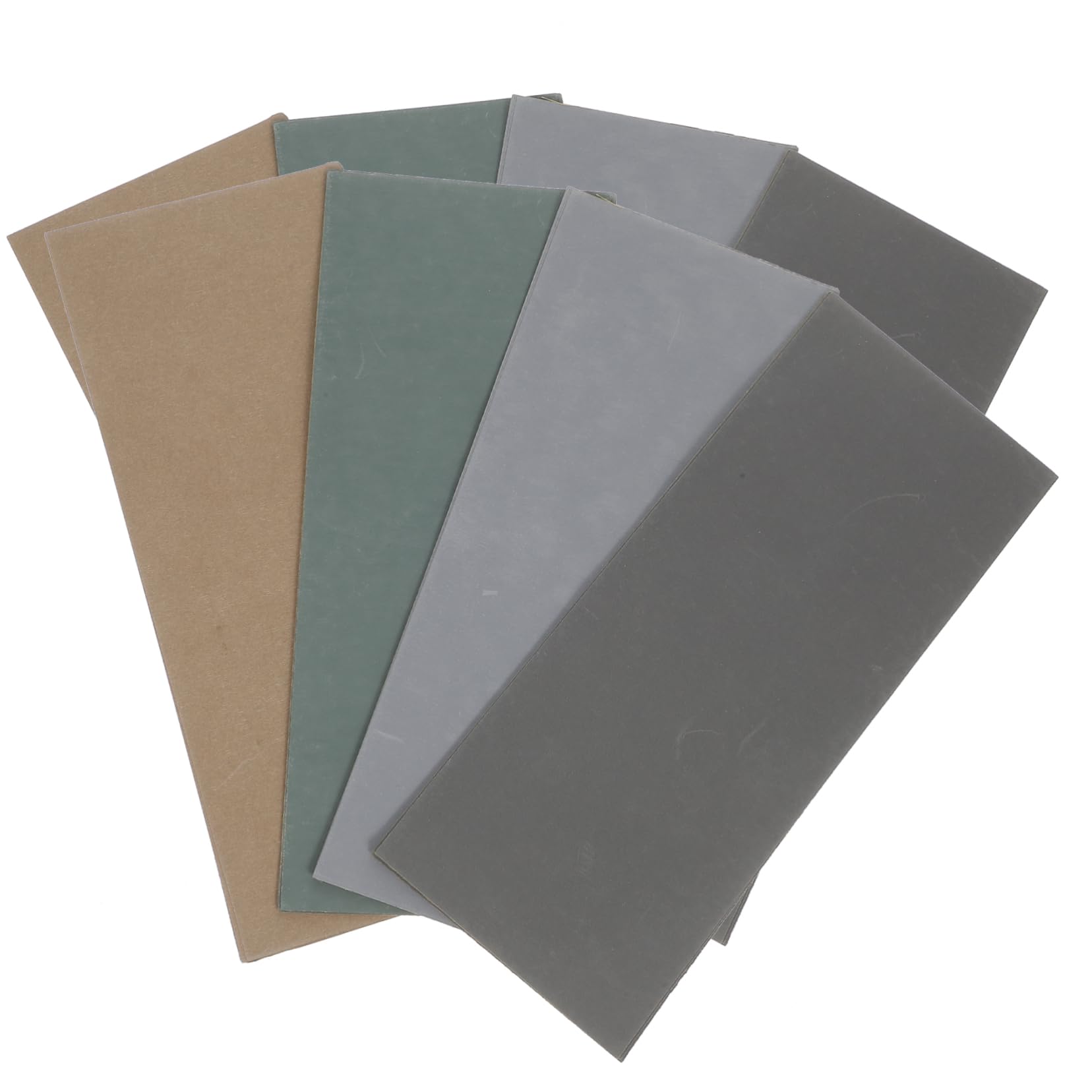 GRIRIW Sanding Paper for Car Fine Grit Sandpaper Sheets 9.3 * 23cm Wet Dry Sanding Pads Set