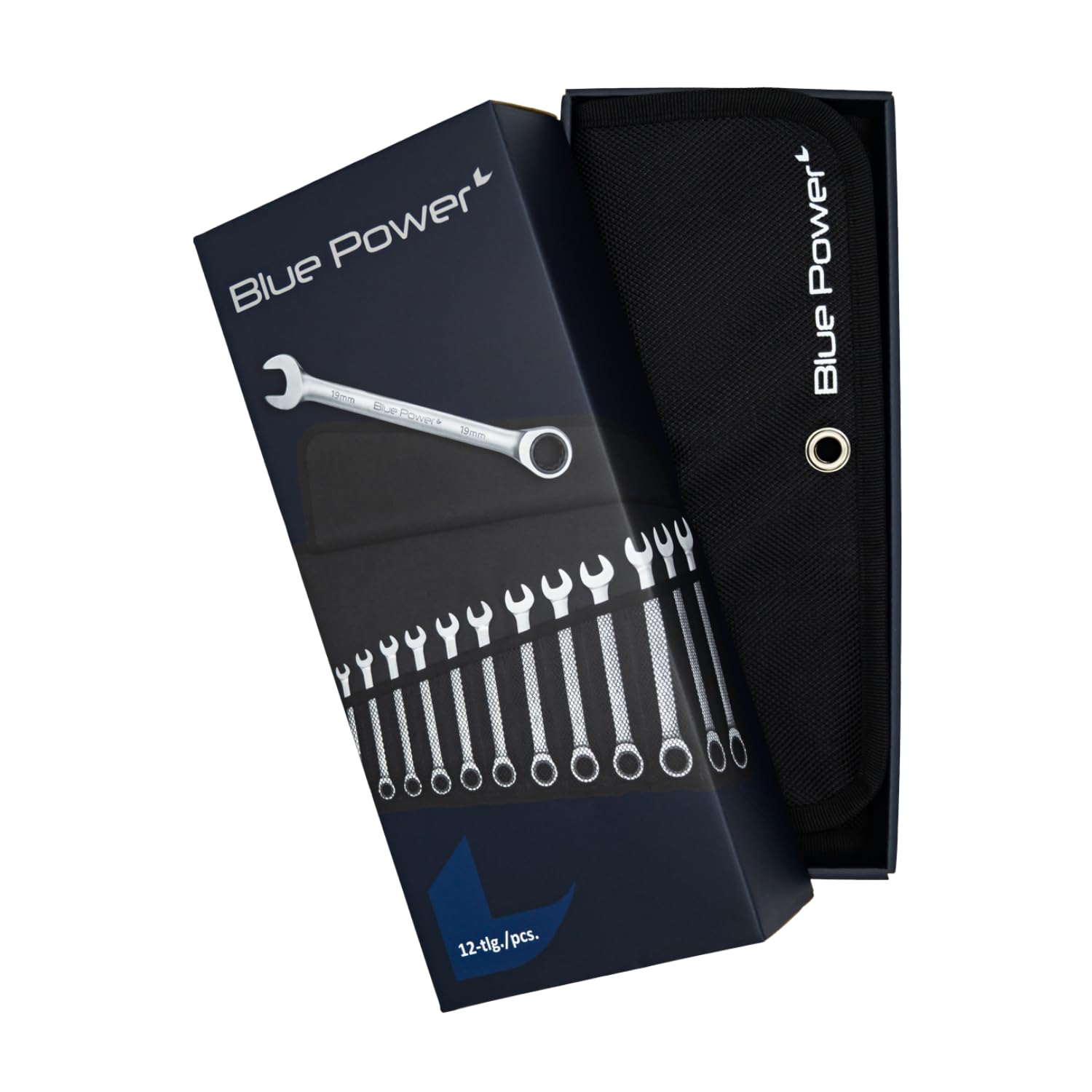 BLUE POWER Juego de llaves combinadas SW 8-19 mm, 12 piezas