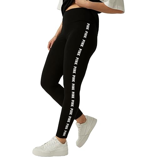 Victoria's Secret Women's Pink Logo Cotton Leggings (XS-XXL)
