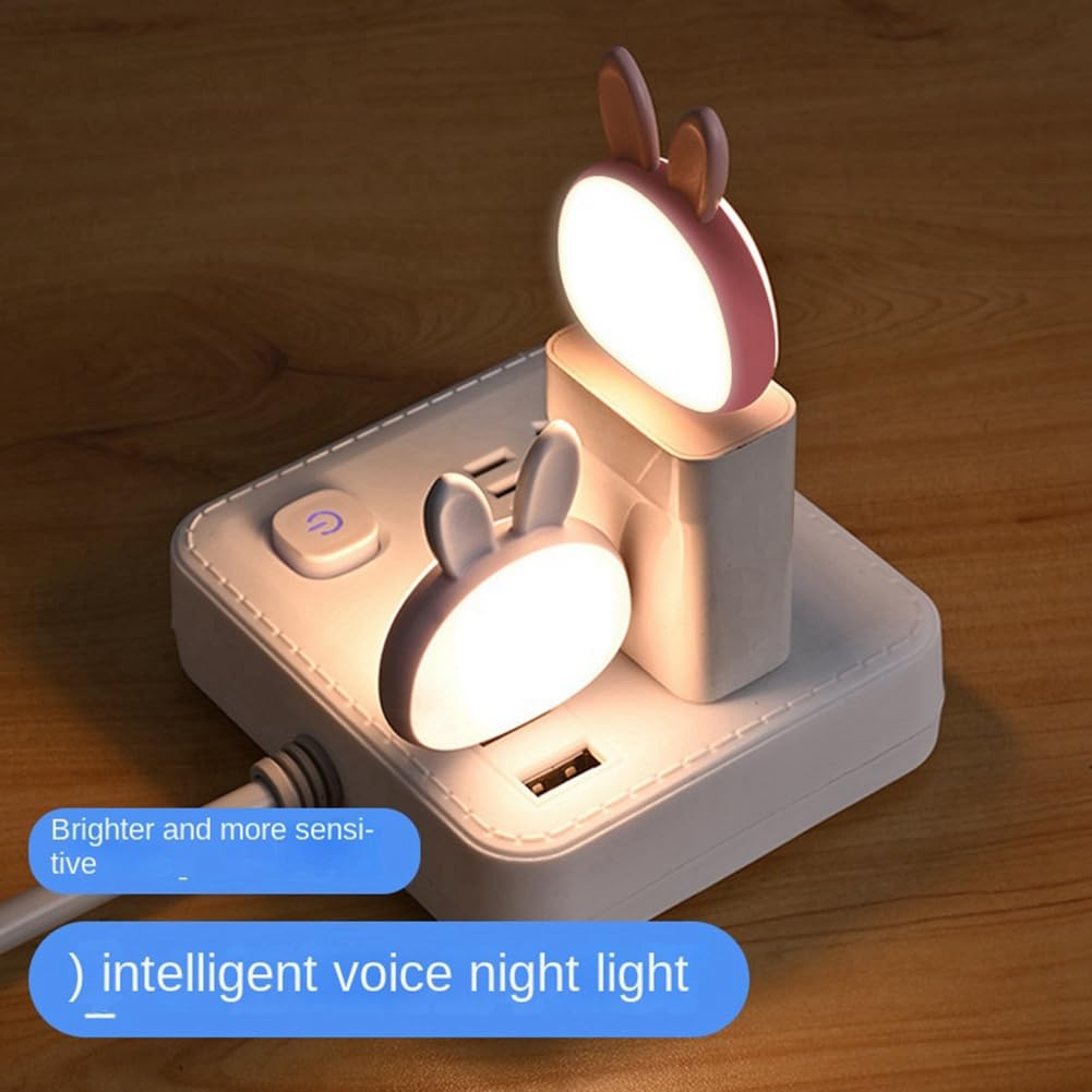 Bambini E Coniglietto, Luce LED Elettrica Ricaricabile, Luce Notturna Led Ricaricabile Lampada Touch In Silicone Lampada Touch A 8 Canne 84749872