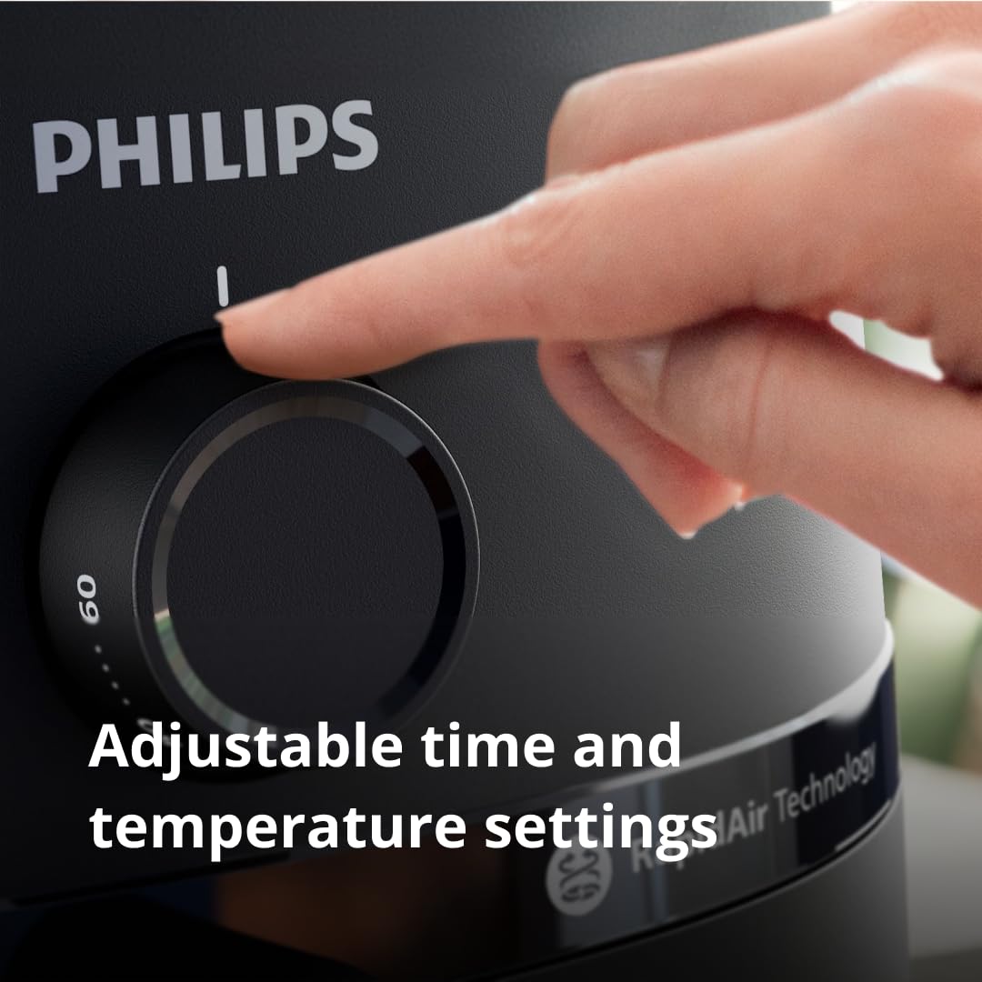 Philips NA120/00 frytkownica powietrzna, czarna, 1500 W, 4,2 l