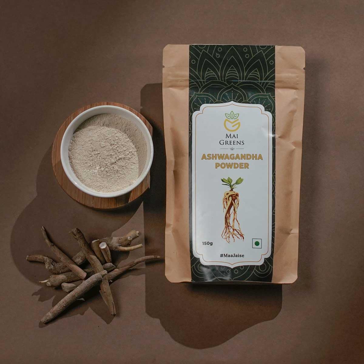 Ashwagandha Churna Powder 150 grams | 30 days pack | Made with 100% Natural Ashwagandha Root | Withania Somnifera | Indian Ginseng For Stress Relief | Overall wellness support (B0CRHJSFN1) Amazon Price History, Amazon Price Tracker