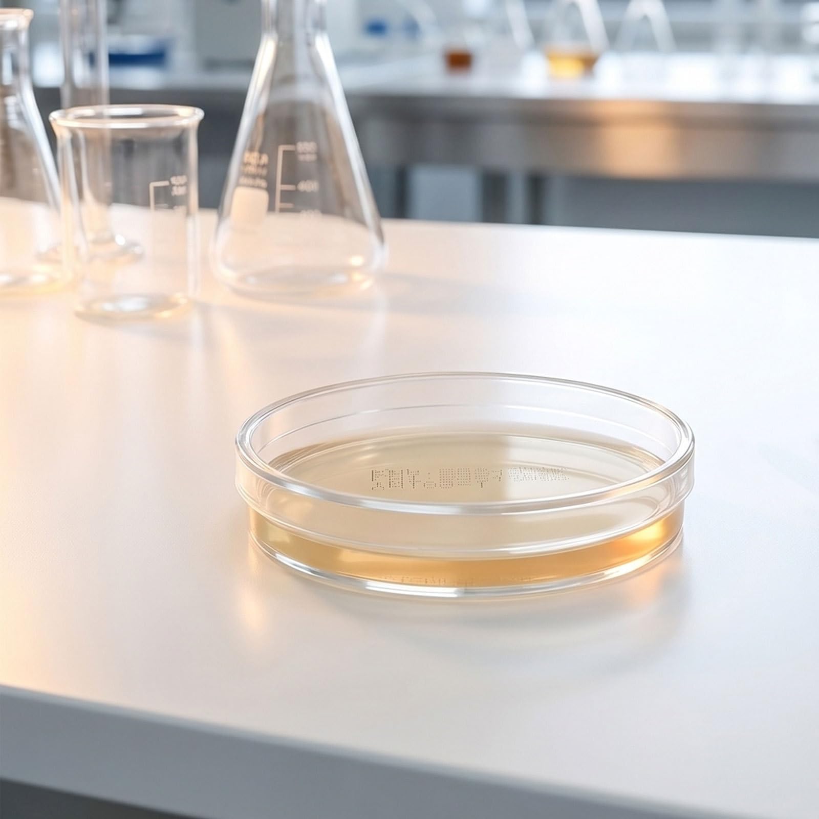 OUNONA 30 placas de Petri con agar nutritivo - Placas de agar pre-vertido de 7 cm (2,8") para que los estudiantes aprendan microbiología e investigación de laboratorio.
