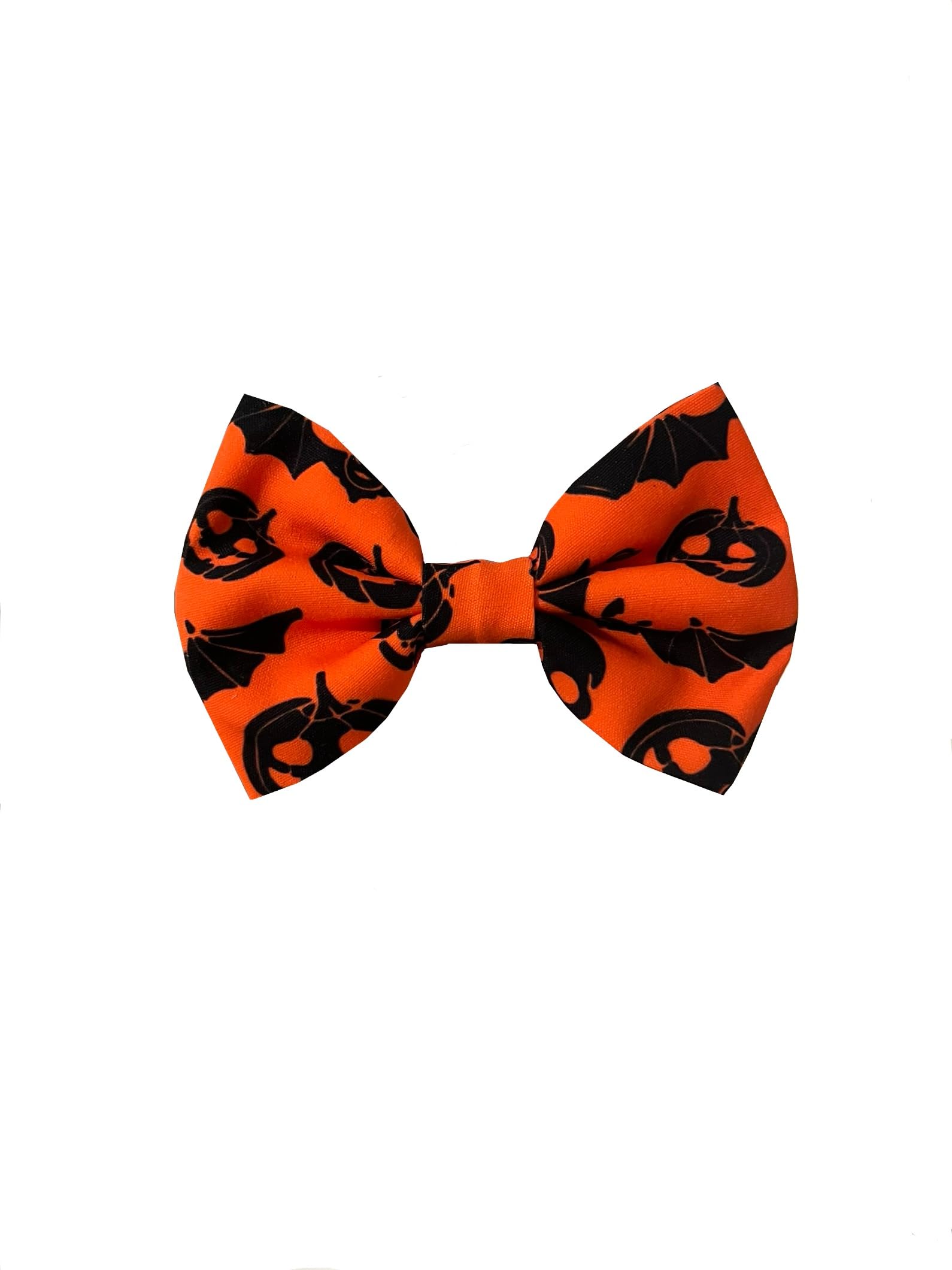 New Dogs Bow Tie Bowtie Halloween Elastic Band ACCESSORY Handmade UK (L), orange purple