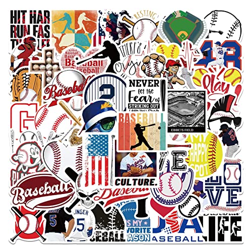 50Pcs Baseball Sport Stickers