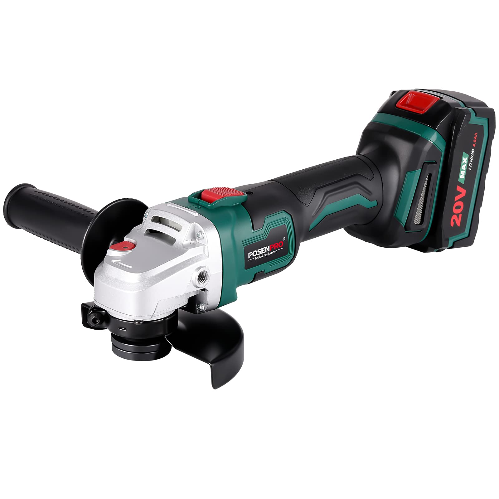 Buy POSENPRO 20V Brushless Cordless Angle Grinder, 41/2 Inch 8000RPM