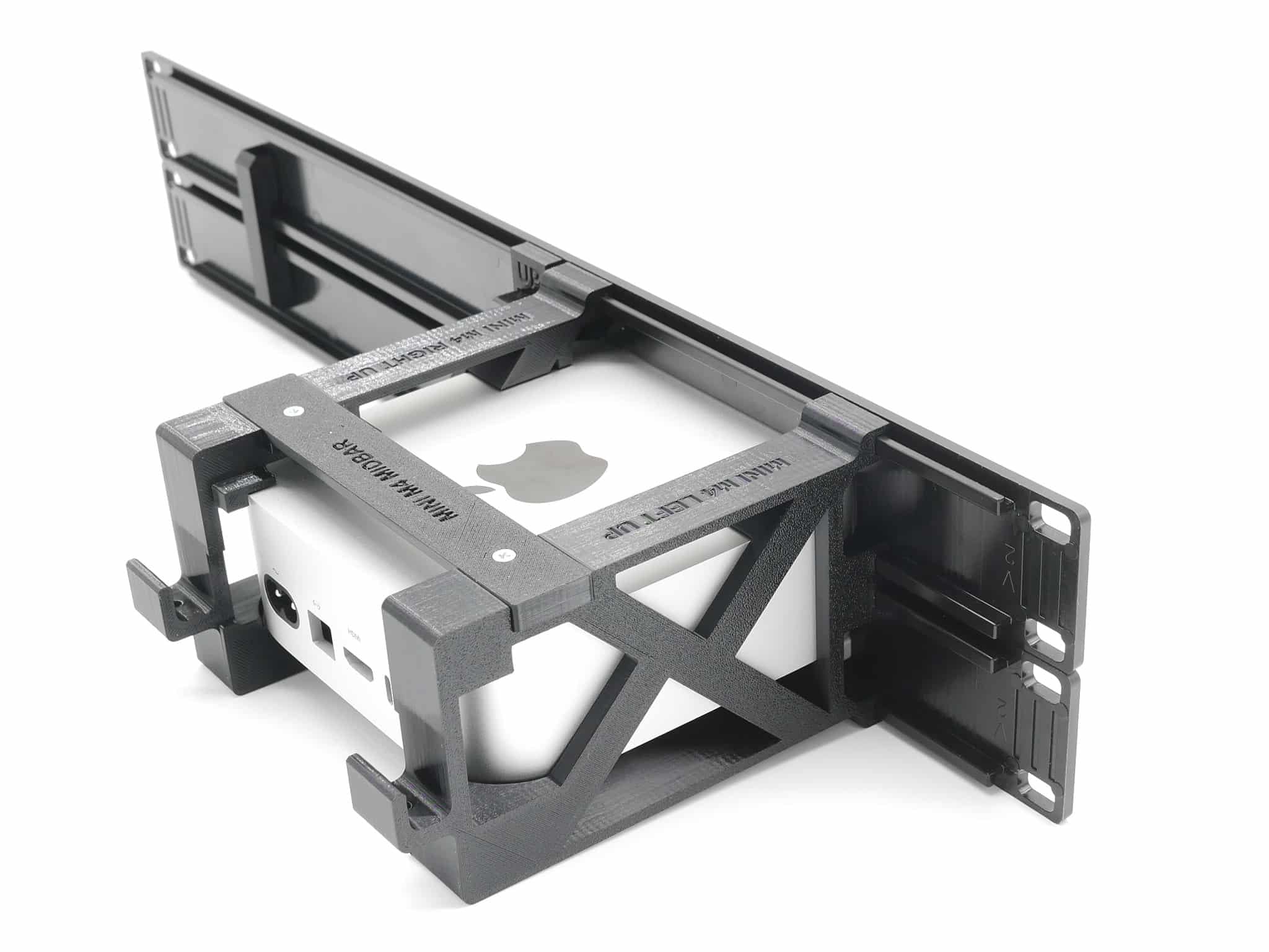 Rack Mount for 3 pcs Mac mini M4 with Remote on/Off Button 19inch 2U
