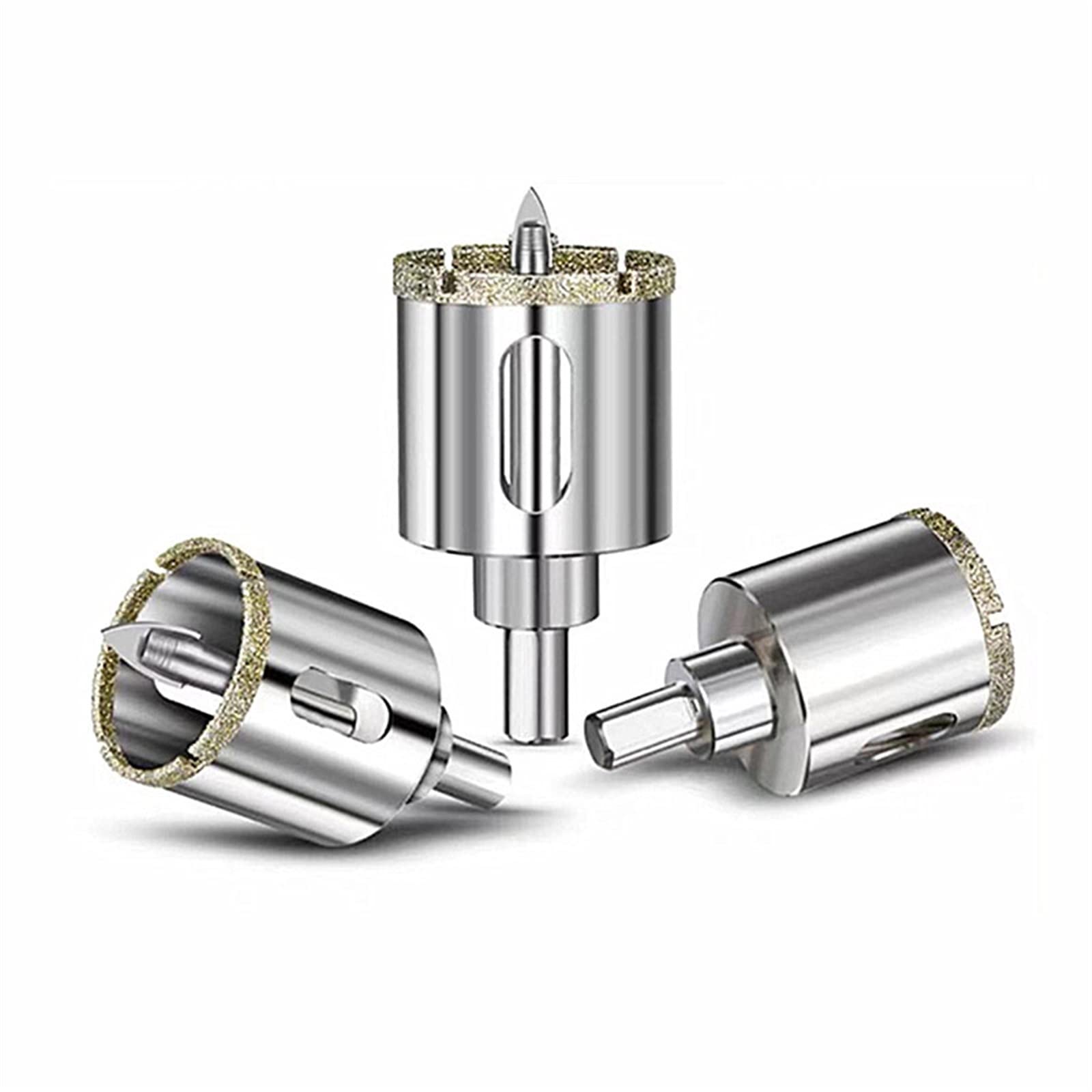 Broca de sierra perforadora 16-100 mm for mármol, cerámica, vidrio, orificio apertura, broca con llave central(100mm)