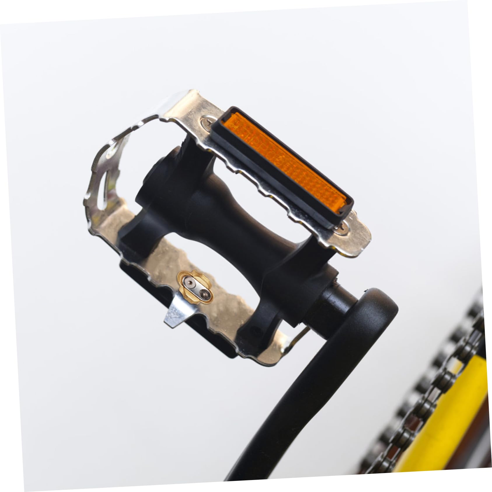 Yardwe Self-Locking Mountain Bike Pedal Cleats Compatible Gold Bike Cleat for