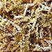 Ivory Crinkle Cut Paper Metallic Mix - 1/2 Lb Ivory and Gold Gift Basket Filling Christmas Shredded Paper