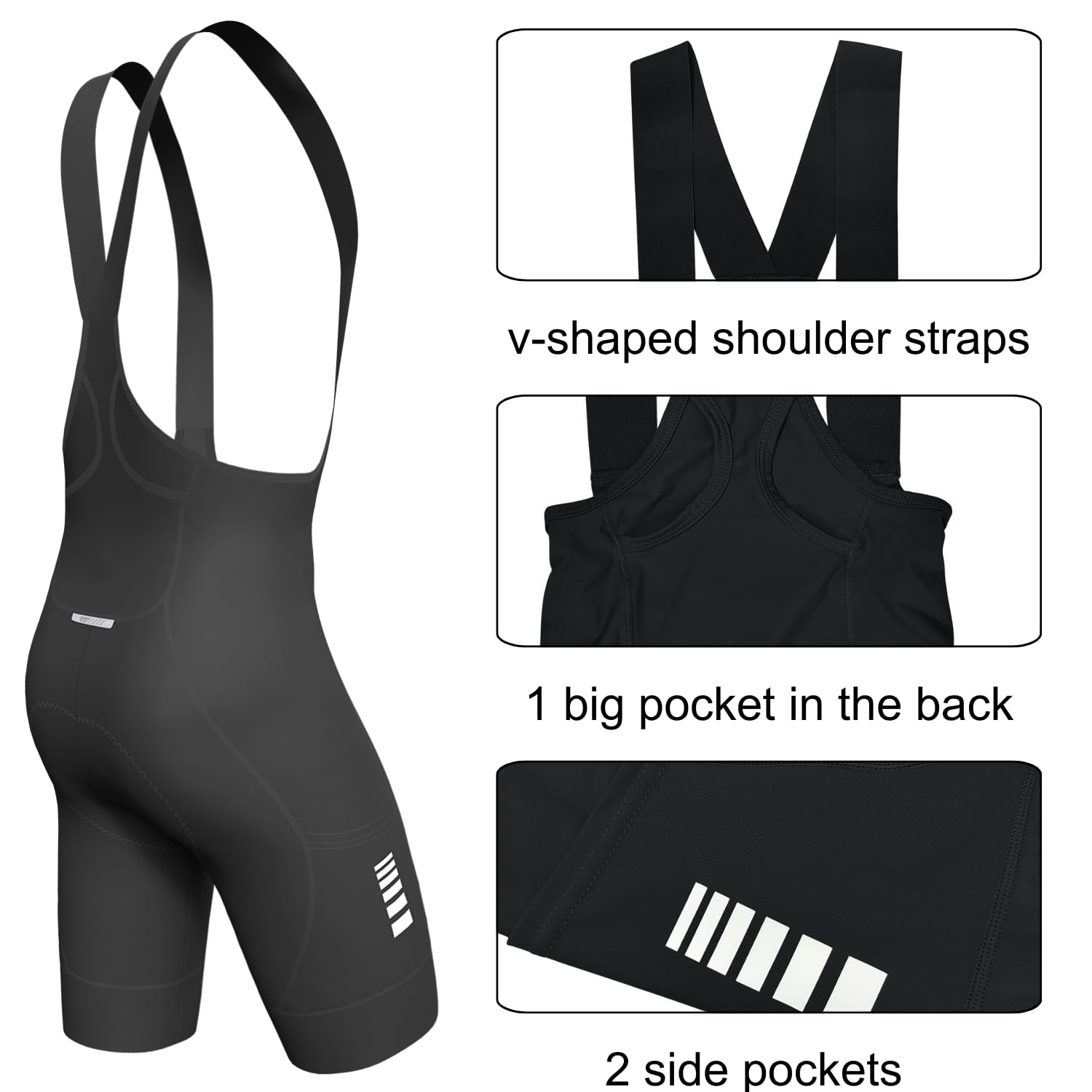 Lo.gas Herren Radtrikot & Trägerhose Set, Radsport Bundle für Rennrad XXL
