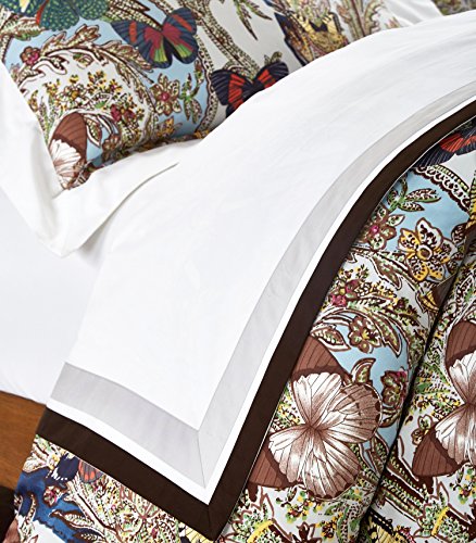 Casa Bolaj Designed To Dream Casabolaj Shading 100% Egyptain Cotton Sateen Sheets Set,Hotel Collection Luxury Modern Style,400 Thread Count(White,King) #TOP4