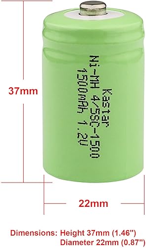 Miniatura 2 de Kastar Batería Ni-MH de 1.2 V 1500 mAh de repuesto para Wah 00745-301 00745301 93148-100 93148100 415745-101 415745101 9816 9916 9918 9920 9925 9940