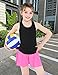 Hvididan Girls Tank Tops Sleeveless Crewneck Racerback Crop Tops for Girls Kids Athletic Tank Top for Dance Yoga Gym 5-6Y Black