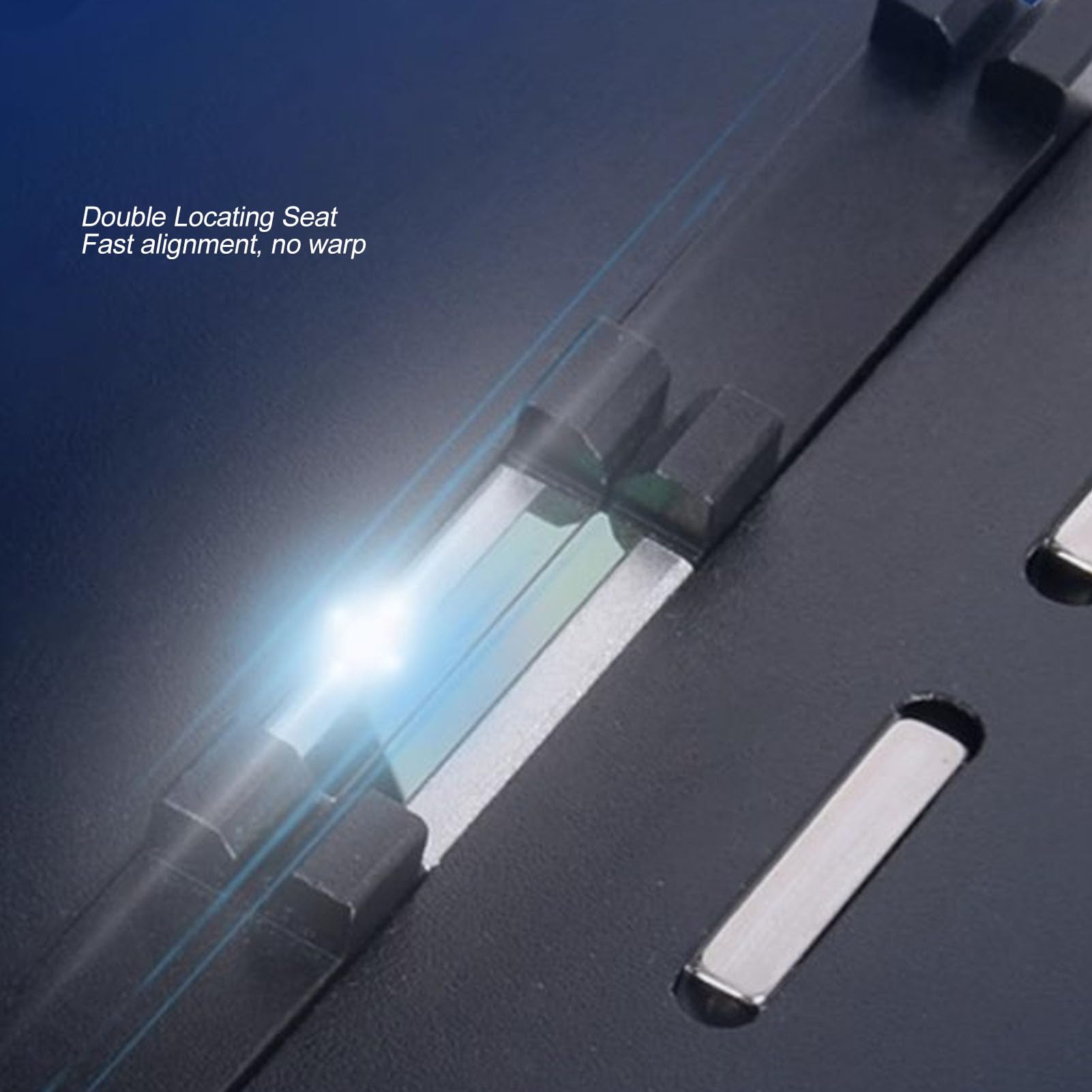 KL-51 Single-Glasfaser-V-Nut-Aligner mit Pressplatte, Magnetschalter, Temporärer Glasfaser-zu-Faser-Verbindungsstecker, Hochpräzises Bare-Fiber-Ausrichtungswerkzeug