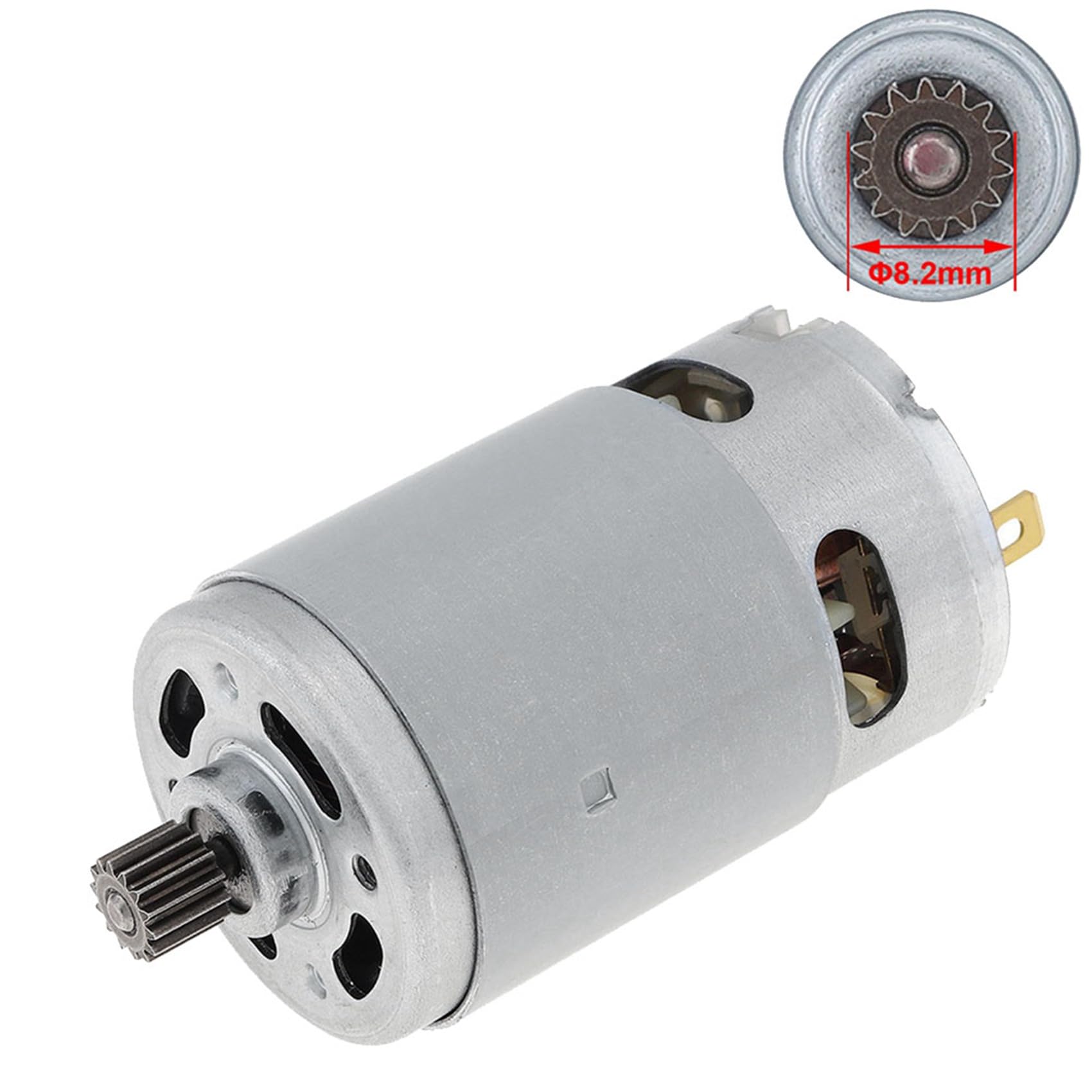 2X 21V RS550 Motore Spazzolato Motore 14 Denti Adatto per 4/6 Pollici Cordless Mini Motosega Accessori Strumento