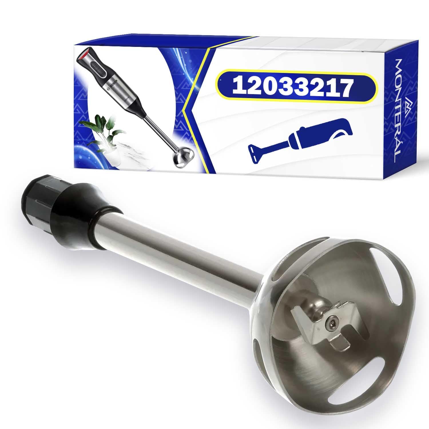 MONTERAL Pied pour Mixeur Plongeant avec Le Code Original 12033217 pour Bosch pour Siemens - Garantie de 10 Ans