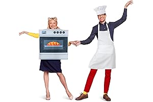 2Pcs Adorable and Spooky Bun in the Oven Halloween Costume