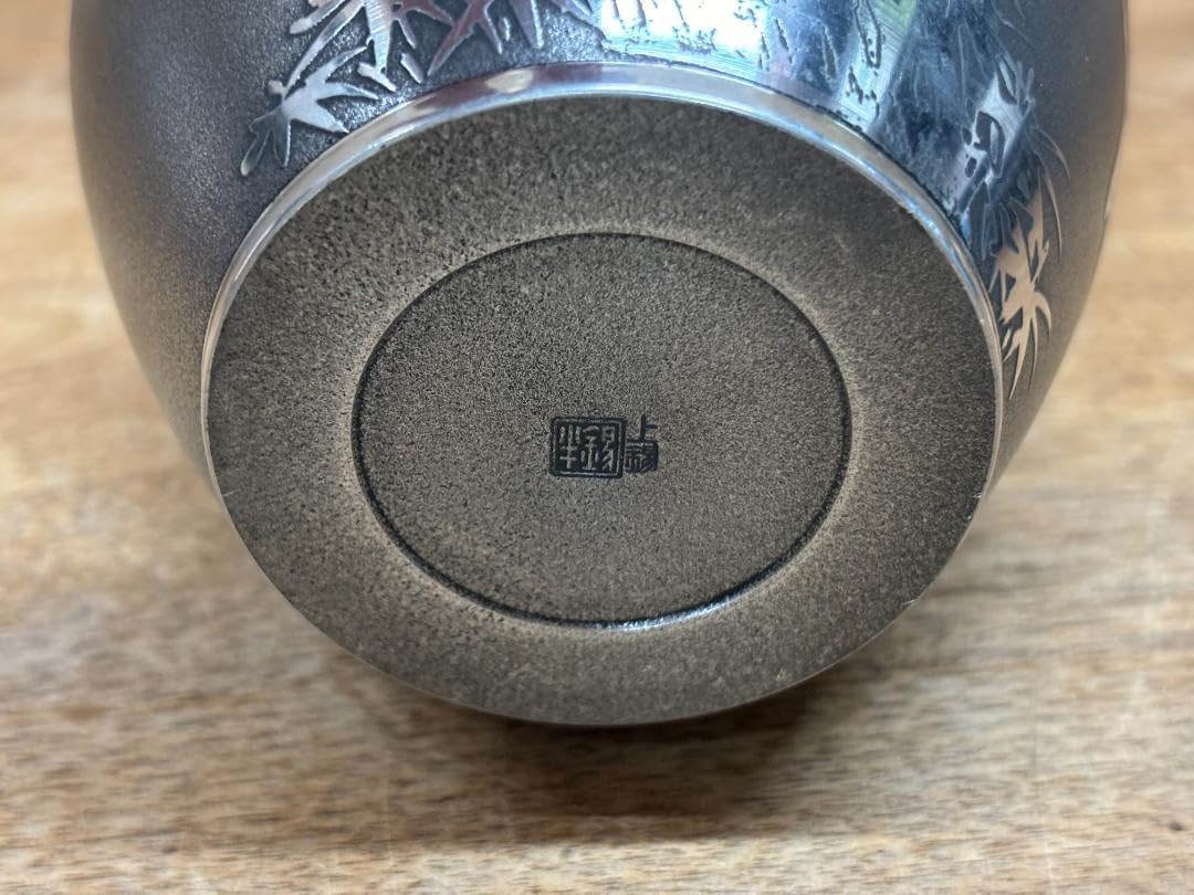 Amazon.co.jp: 錫製 茶壺上錫錫半 重量604g 茶道具 煎茶道具 : ホーム 