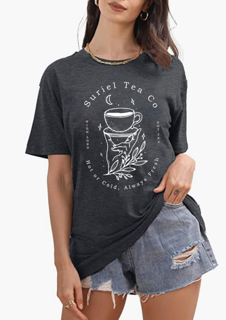 Acotar Velaris Shirt Women Night Court Gift T-Shirt City of Starlight Funny Graphic Tees Letter Print Short Sleeve Tops - Image 3