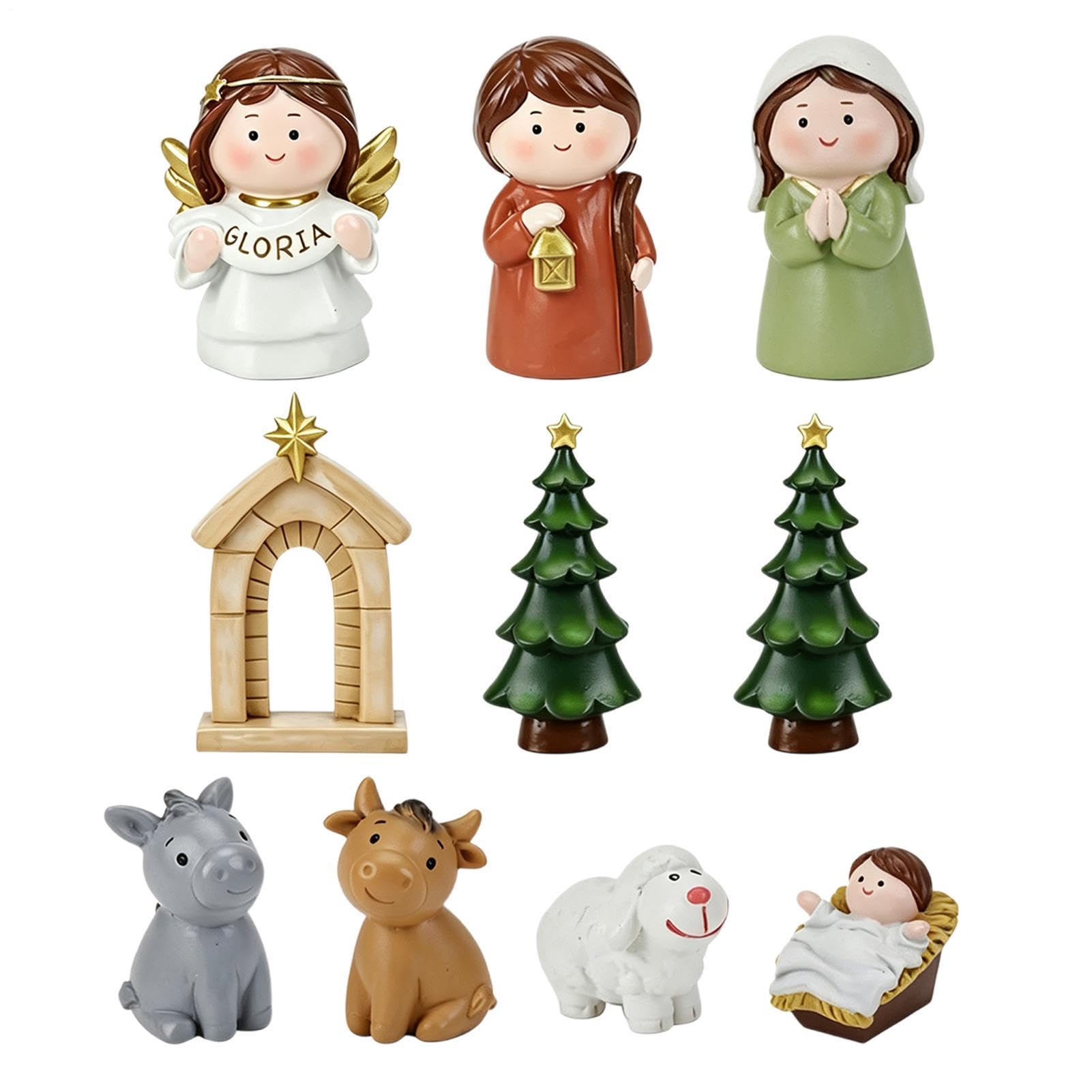 Presepe Set di statuette religiose di Natale