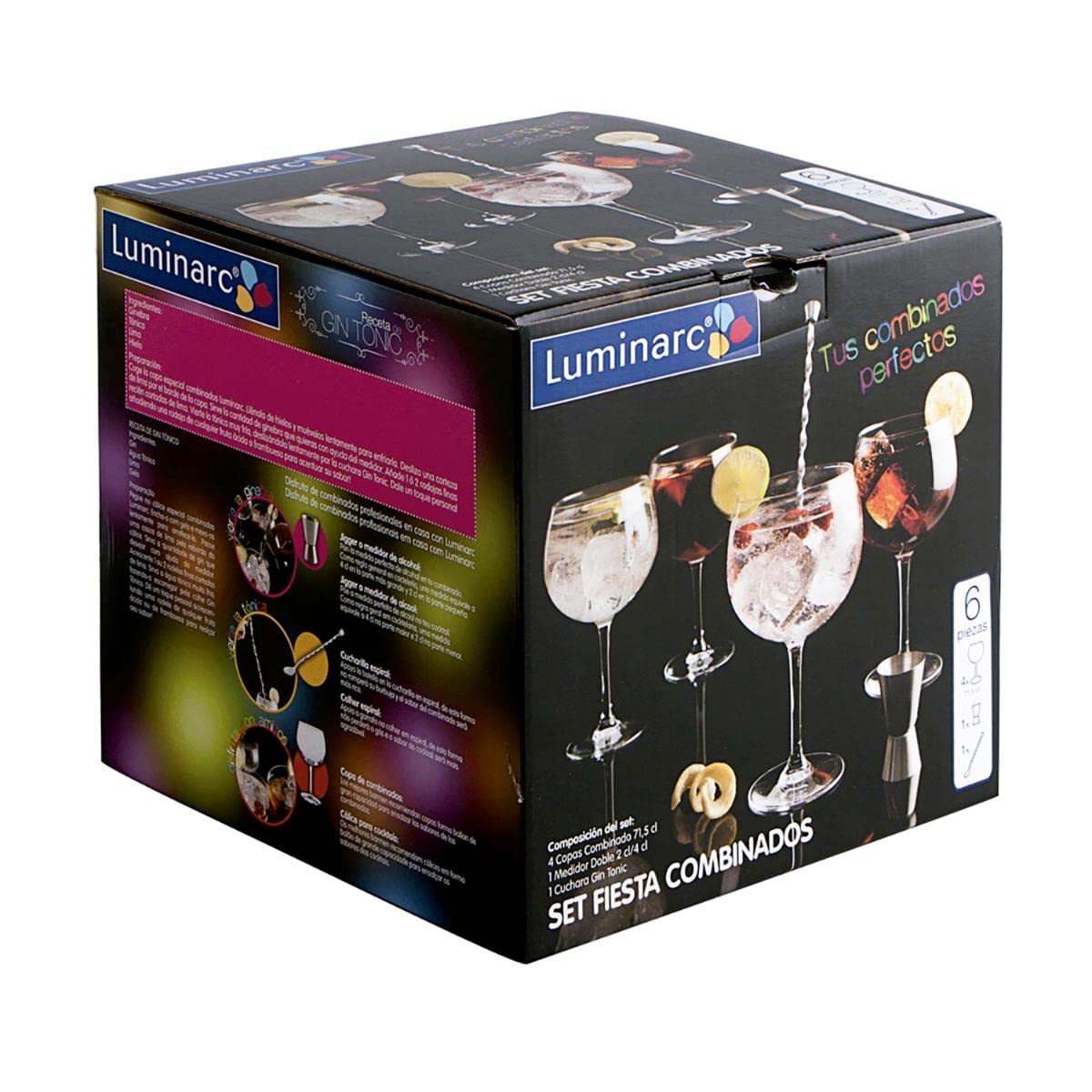 Luminarc Cocktails de fête Kit de 6 pièces