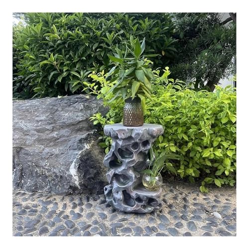 Support pour bonsaï imitation roches structure créative
