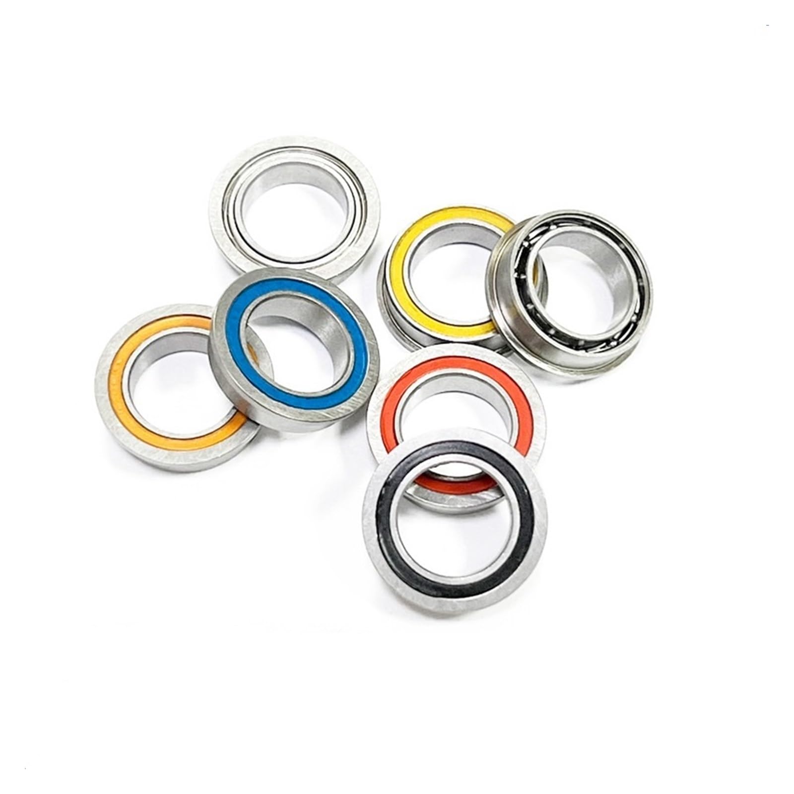 DINGGUANGHE 10pcs SF6700ZZ/F6700ZZ/F6700 Open Miniature Stainless Steel Flange Bearing 10x15x4mm Flanged Ball Bearings (Style : SF6700 Open, Size : 10x15x4mm)