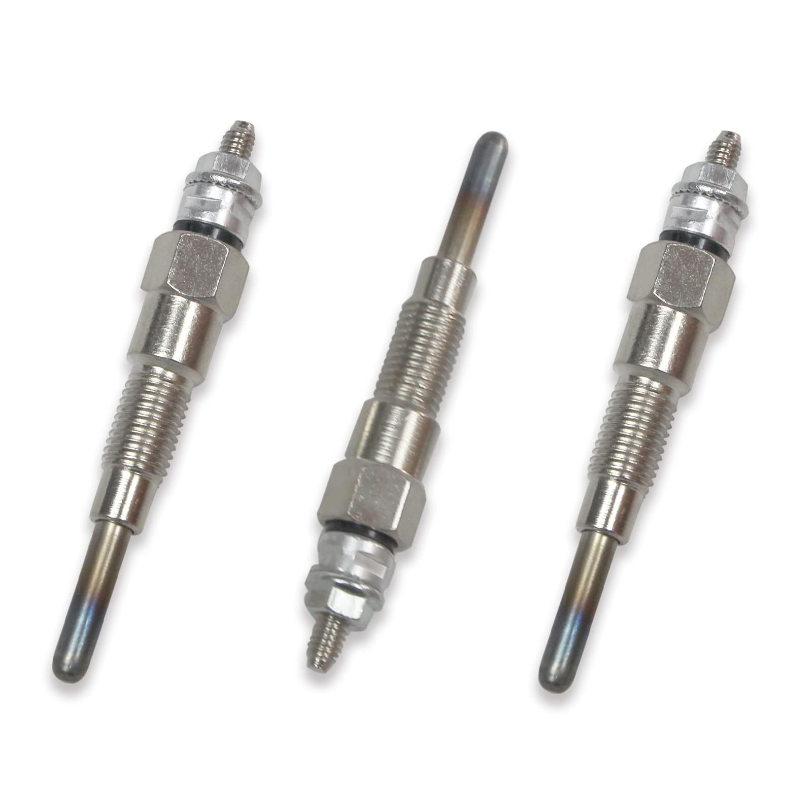 3 candele di accensione per riscaldatore diesel adatte per Kubota D722 D902 D905 D1005 D1105 V1505 V1305, trattore B1700D B1700E ZD326 ZD331, tosaerba BX1800D BX1830D, 168511 6551