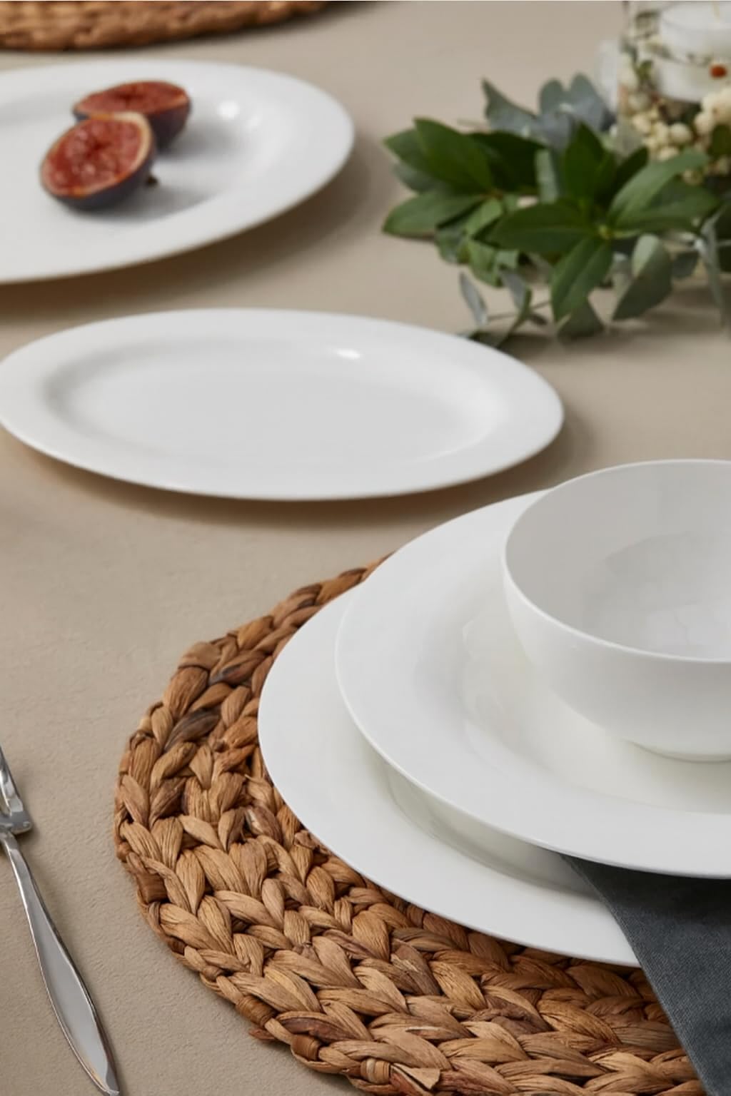 Be Original Contemporary 30 Parça Bone China Yemek Takımı – Modern Zarif Tasarım, 6 Kişilik Sofra Seti