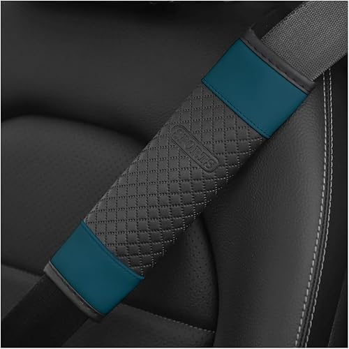 Miniatura 7 de Almohadilla de hombro para cinturón de seguridad de automóvil, 2 fundas de cinturón de seguridad suaves para almohadilla de hombro, protector de