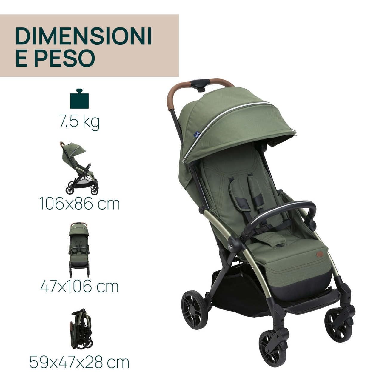 Chicco Goody Xplus Stroller One Size