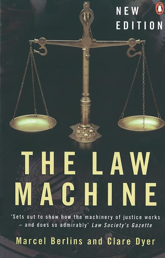 Marcel Berlins - The Law Machine - Paperback Book