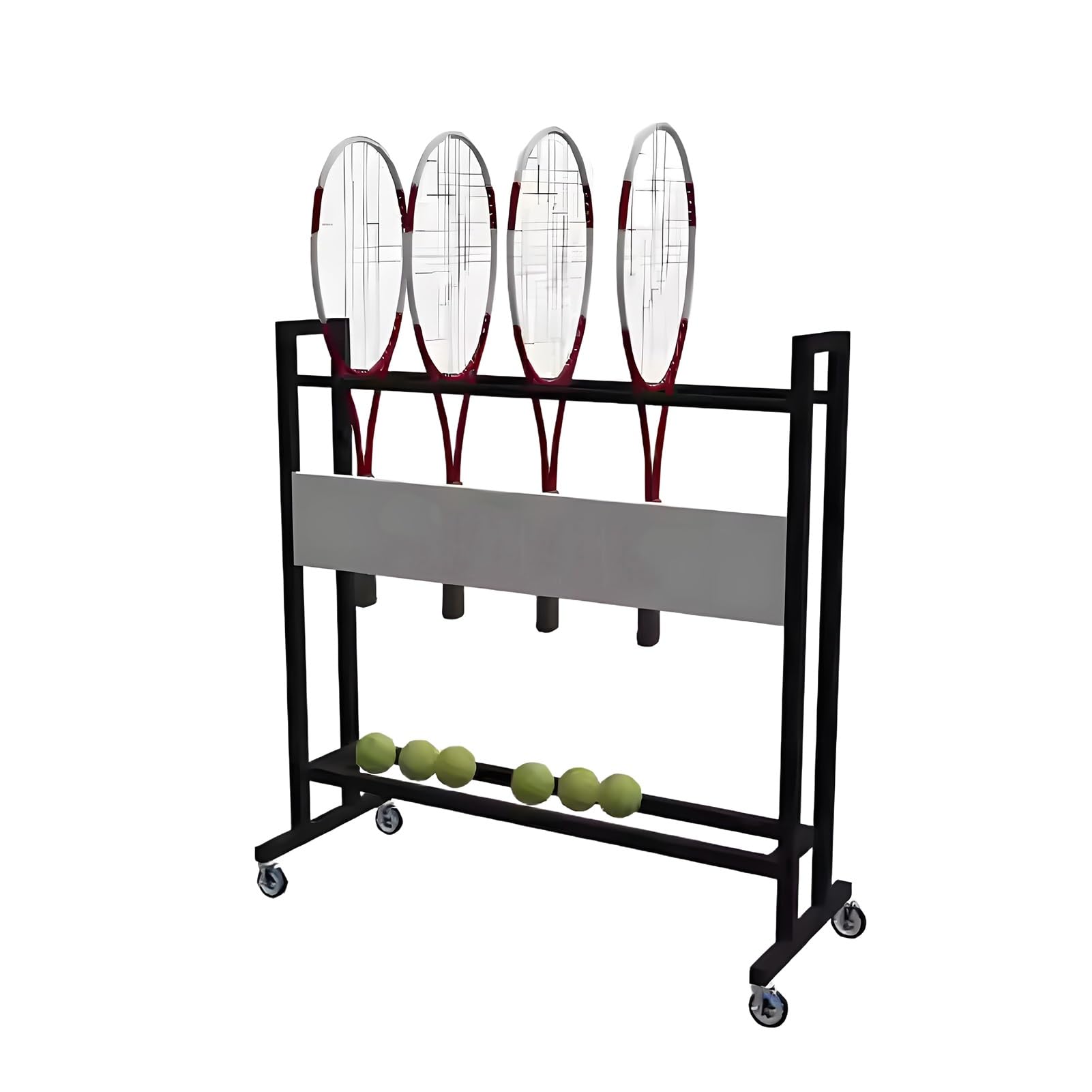 Espositore per racchetta da badminton, salvaspazio, per organizzare attrezzature sportive a casa e a scuola