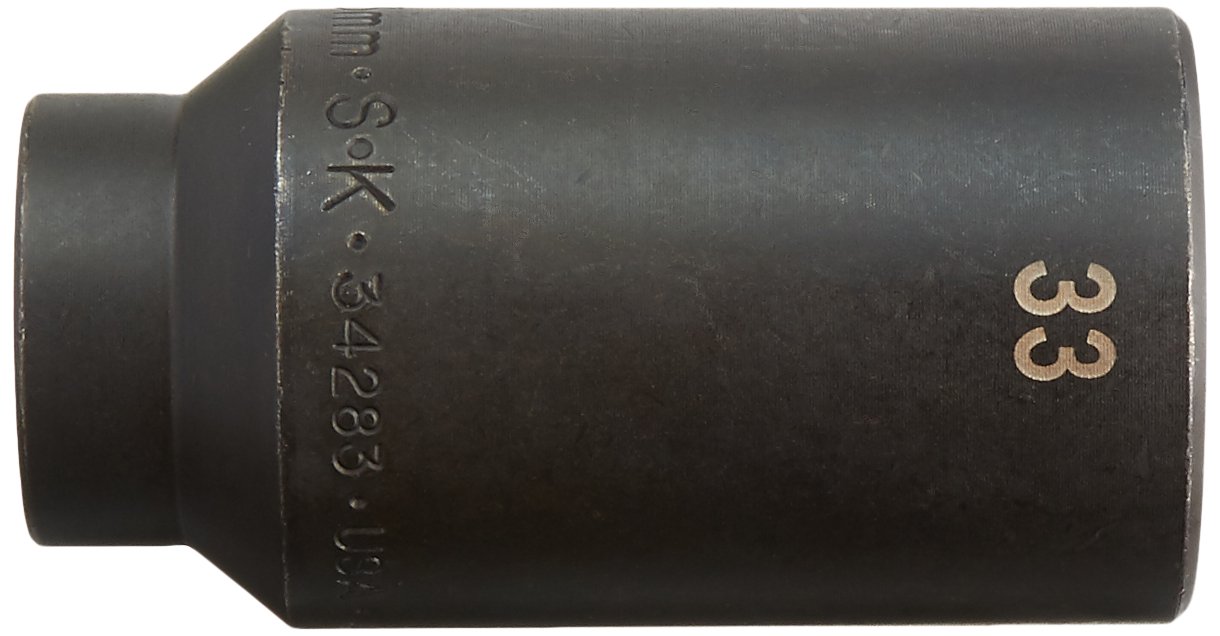 SKT-34283 1/2" Drive 6 Point Deep Metric Impact Socket 33mm - Image 3