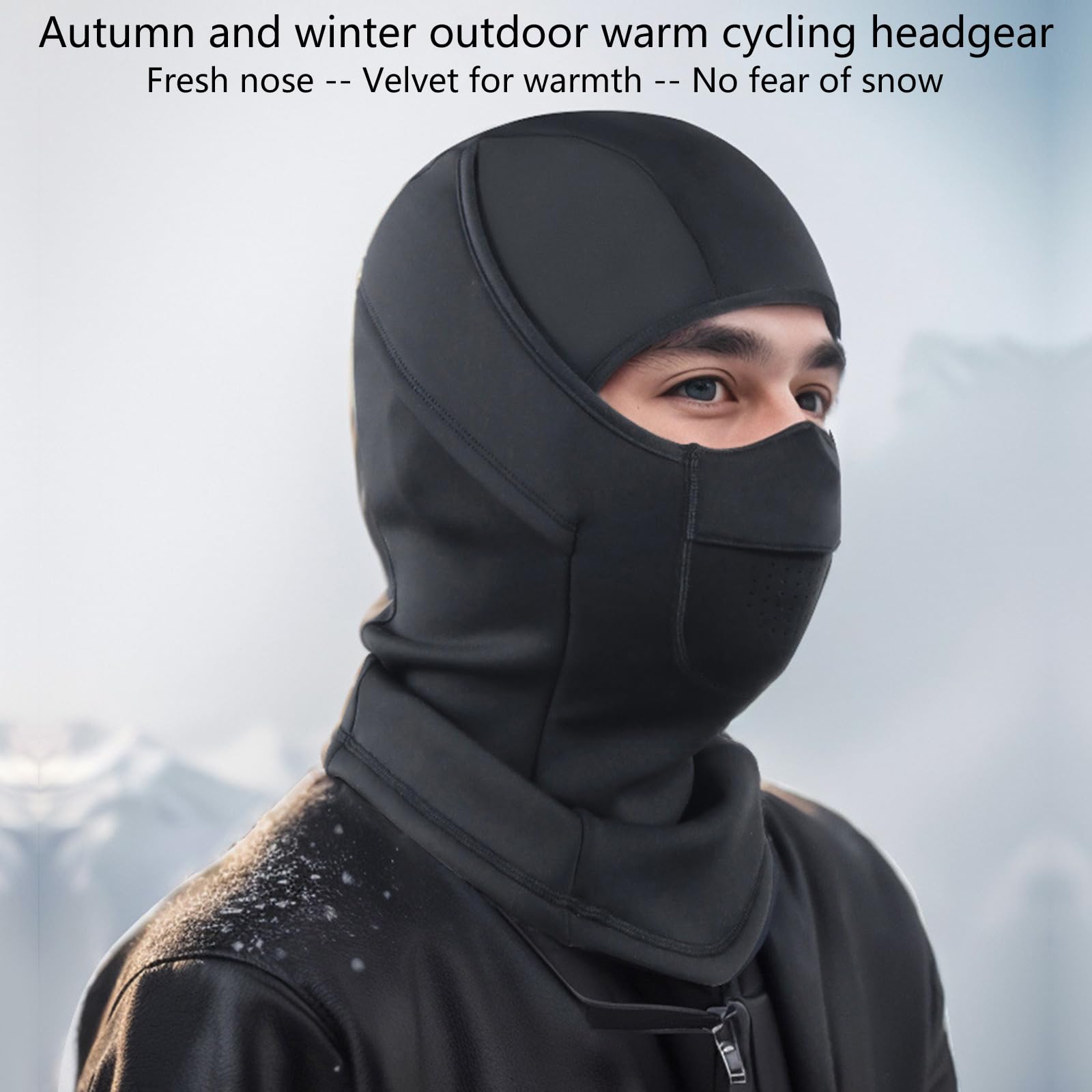 Copertura traspirante antivento invernale scaldacollo antivento Fit caschi cappello per moto ciclismo