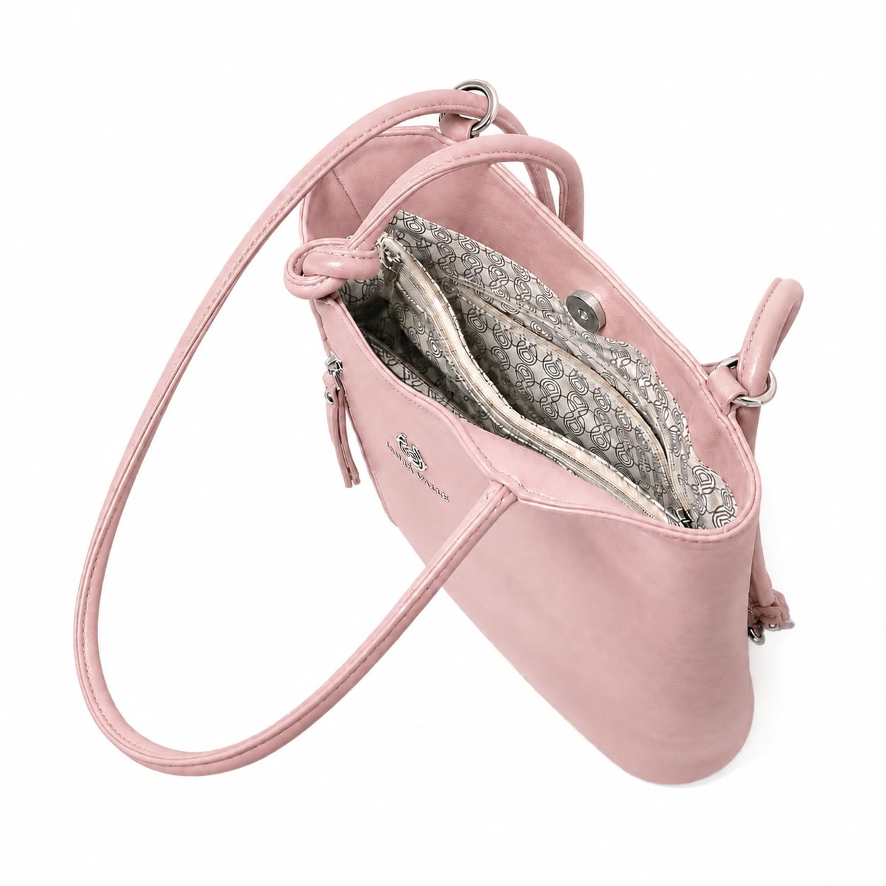 Laura Valle Moira Mochila Mujer 3 en 1 | Bandolera Convertible para Trabajo