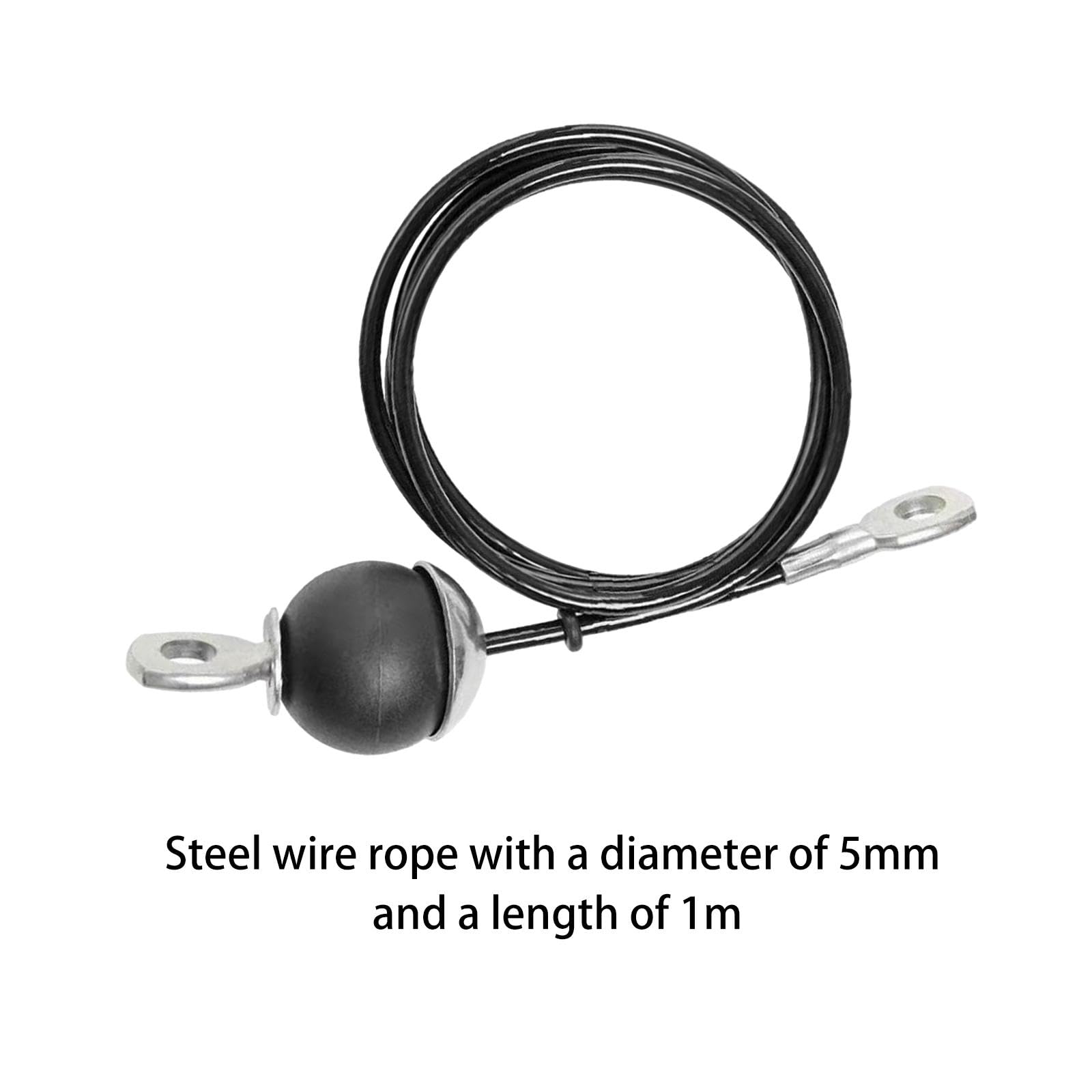 Fitness Cavo Acciaio Fune Pulley Allenamento Palestra Fune Acciaio Installazione Semplice per Funzione Estensione Braccia Adatto a Esercizi