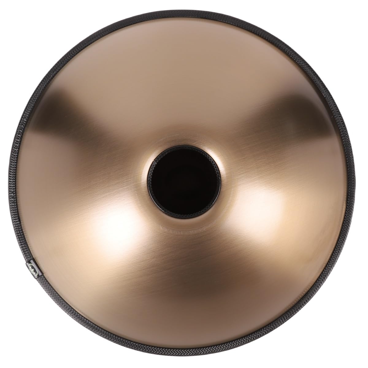 440HZ Stahl-Zungentrommel Percussion-Instrument Handpan-Trommel in d-Moll 10 Töne (Gold)