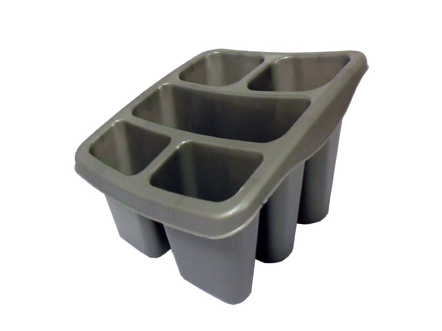 Whitefurze Silver Cutlery Drainer, Plastic,