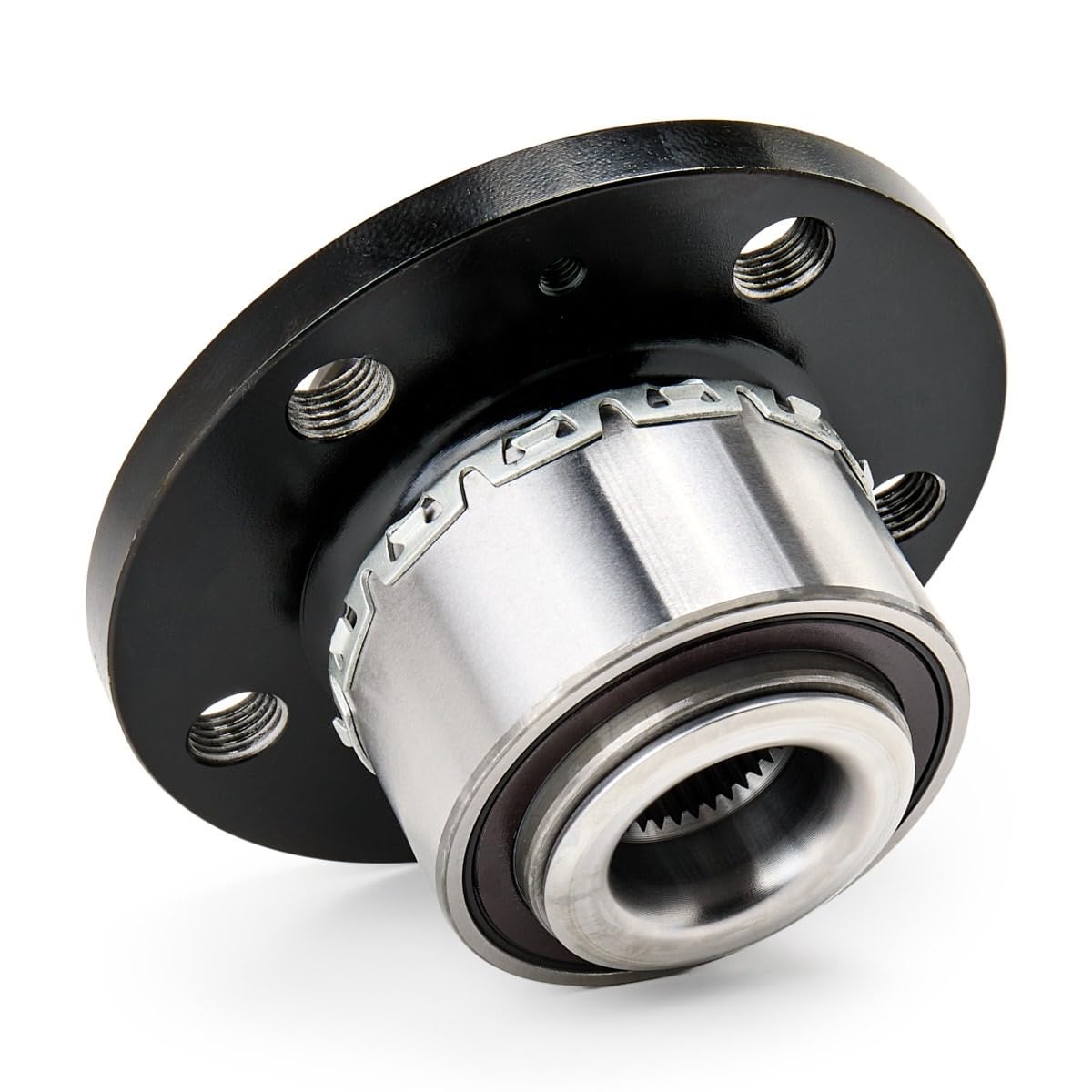 RIDEX PLUS 654W0040P Juego de cojinete de rueda Delantero, ambos lados con sensor ABS incorporado con anillo sensor ABS Compatible con VW Polo V Hatchback 6R1, 6C1