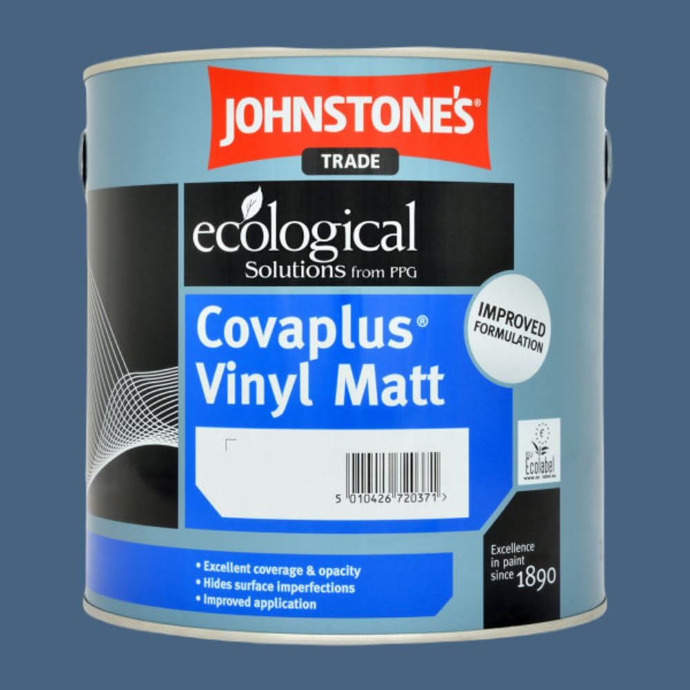 Paint Stop Mixed Colour Johnstones Covaplus Matt Vintage Denim 2.5L
